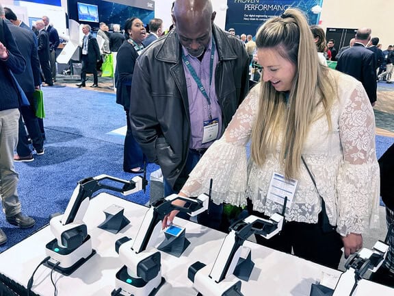 Hollywood Photo Booth Rental's Drawing Robot Doodle Bot transforms any event captivates audiences, sparks conversations with keepsakes that last a lifetime. Hollywood Photo Booth Rental's Drawing Robot Doodle Bot trade-show.