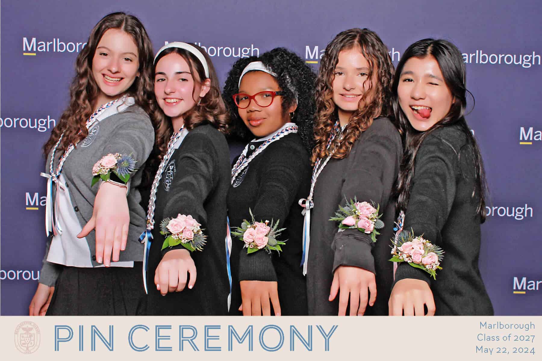 Featured image for “A Touch of Glamour at Marlborough School’s Pin Ceremony for Class of 2027 with Hollywood Photo Booth’s Outdoor Beauty Booth Experience”