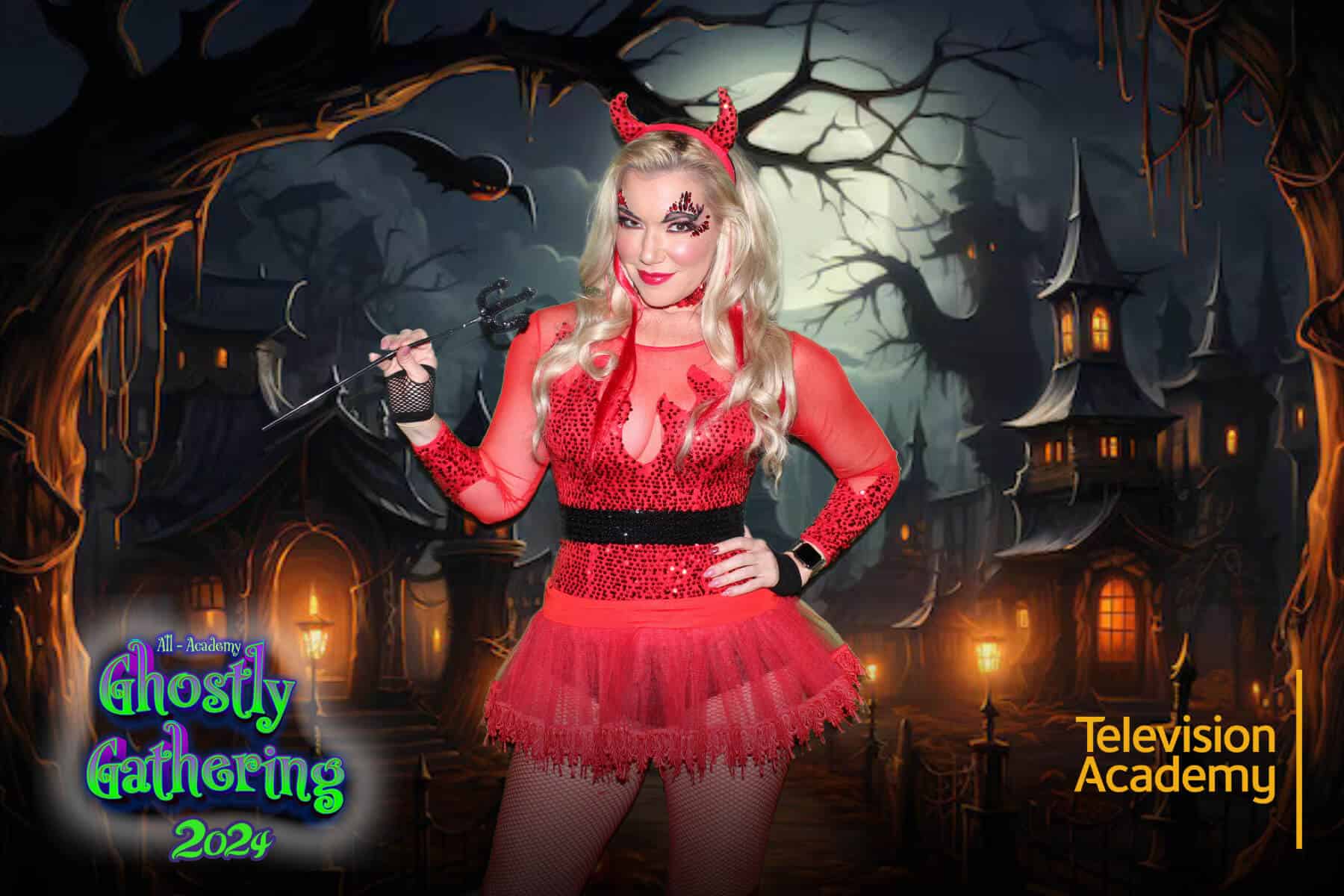 Featured image for “Spooky Fun at the Ghostly Gathering: Hollywood Photo Booth’s Green Screen Booth Brings Halloween Magic to the Television Academy Mixer in North Hollywood”