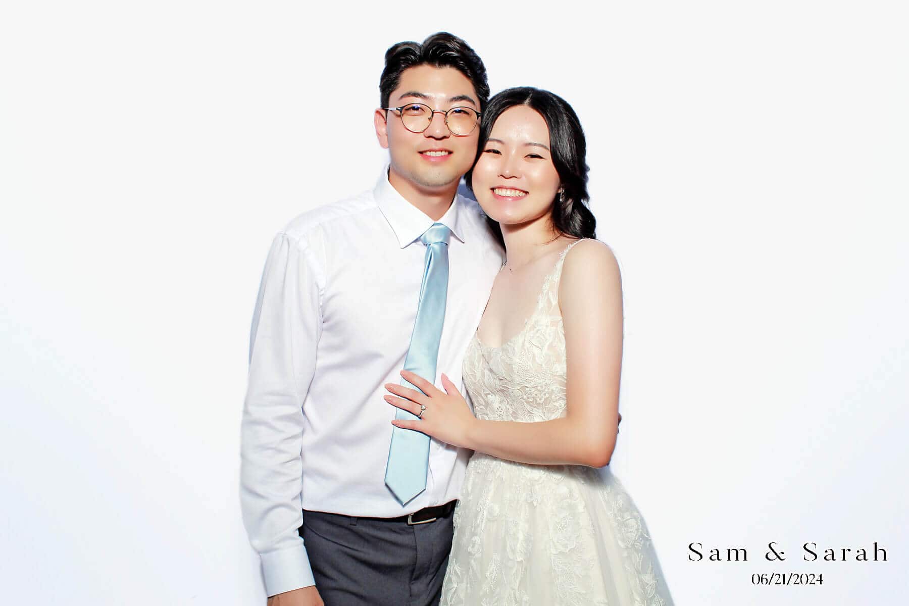 Featured image for “Golden Hour Glam: Hollywood Photo Booth Brings Beauty Booth Magic to Sam & Sarah’s Dreamy Franciscan Gardens Wedding”