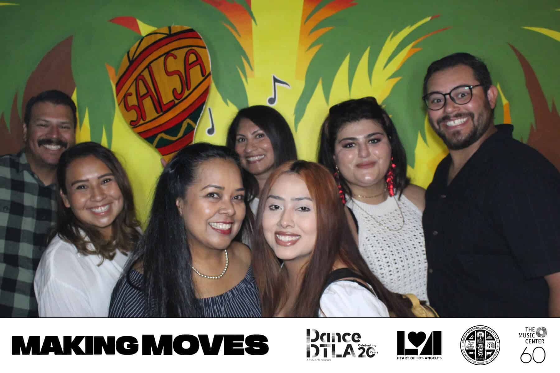 Featured image for “Sizzling Salsa Vibes with Hollywood Photo Booth’s Open Air Setup at Dance DTLA on Jerry Moss Plaza – A Tropical Night to Remember in Los Angeles ”