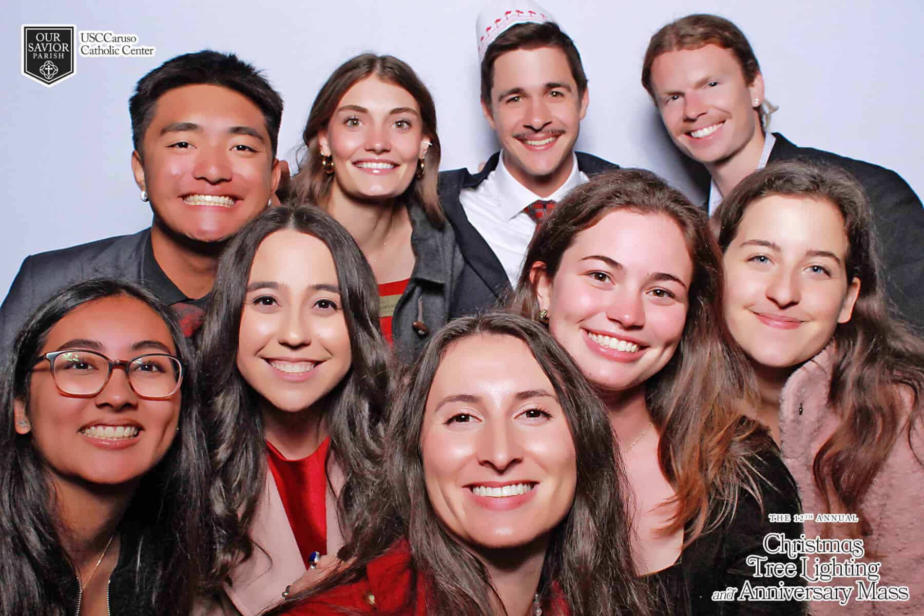 Featured image for “Faith, Fellowship & Festive Lights: Hollywood Photo Booth’s Beauty Booth Captures Our Savior Parish’s Church Anniversary & Tree Lighting”